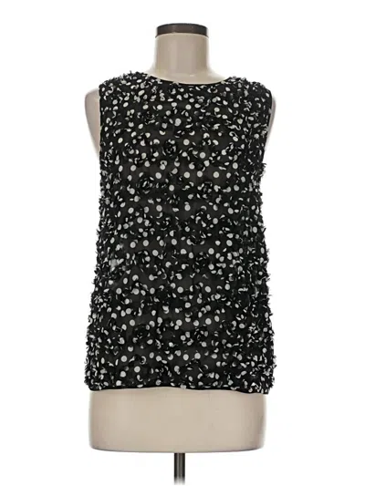 Pre-owned Max Studio Sleeveless Blouse In Black