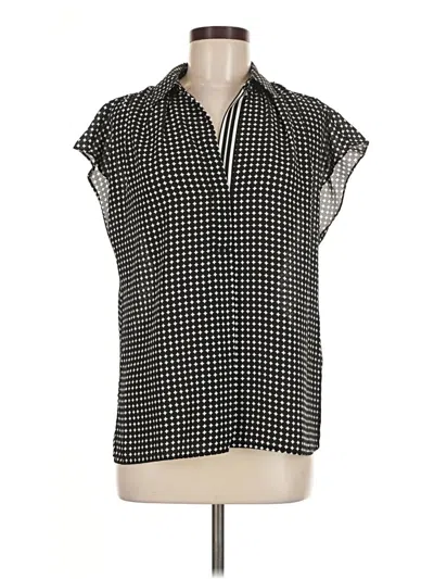 Pre-owned Max Studio Sleeveless Blouse In Black