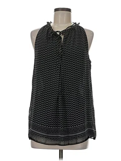 Pre-owned Max Studio Sleeveless Blouse In Black
