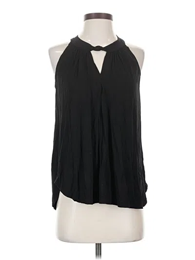 Pre-owned Max Studio Sleeveless Blouse In Black