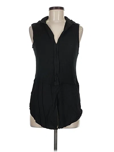 Pre-owned Max Studio Sleeveless Blouse In Black