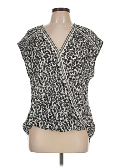 Pre-owned Max Studio Sleeveless Blouse In Black