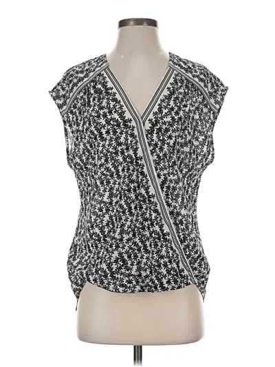 Pre-owned Max Studio Sleeveless Blouse In Black