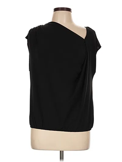 Pre-owned Max Studio Sleeveless Blouse In Black