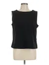 Max Studio Sleeveless Blouse In Black