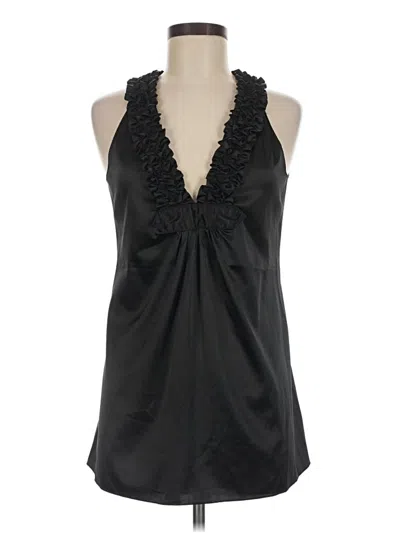 Pre-owned Max Studio Sleeveless Blouse In Black