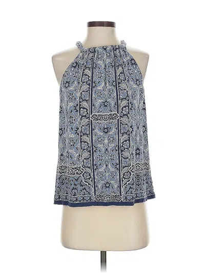 Pre-owned Max Studio Sleeveless Blouse In Blue