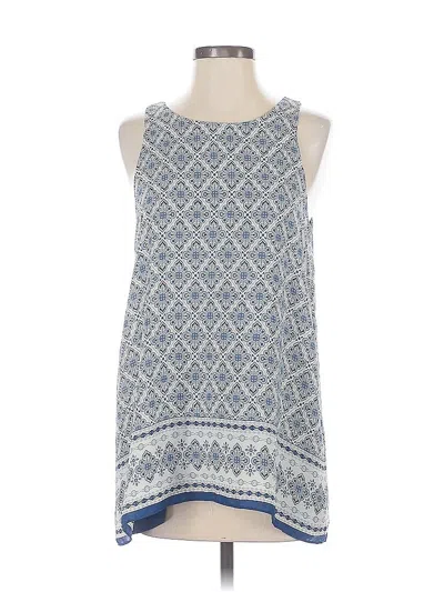 Pre-owned Max Studio Sleeveless Blouse In Blue