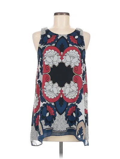 Pre-owned Max Studio Sleeveless Blouse In Blue