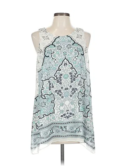 Pre-owned Max Studio Sleeveless Blouse In Blue