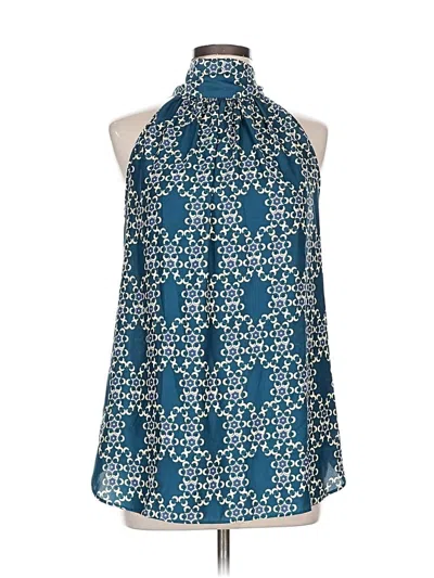 Pre-owned Max Studio Sleeveless Blouse In Blue