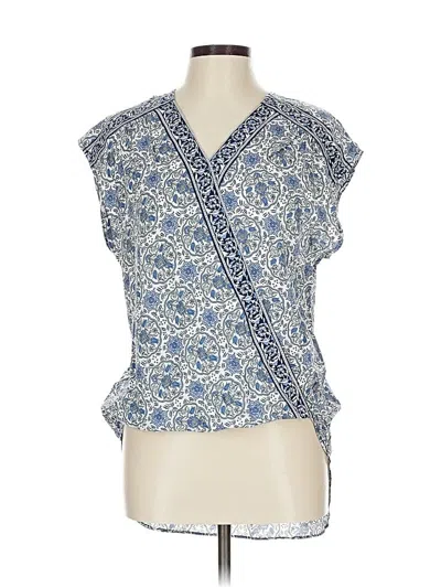 Pre-owned Max Studio Sleeveless Blouse In Blue