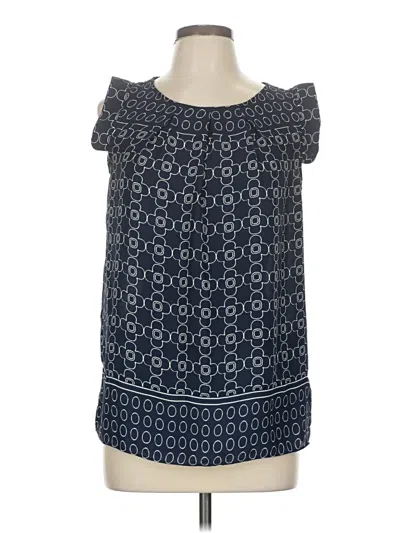 Pre-owned Max Studio Sleeveless Blouse In Blue