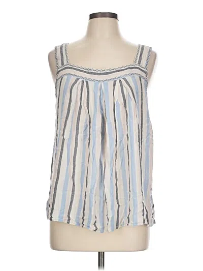 Pre-owned Max Studio Sleeveless Blouse In Blue