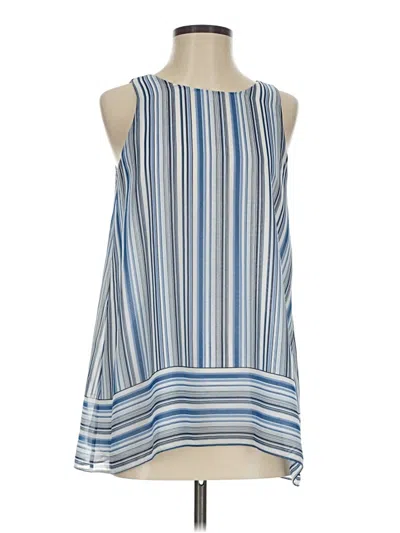 Pre-owned Max Studio Sleeveless Blouse In Blue