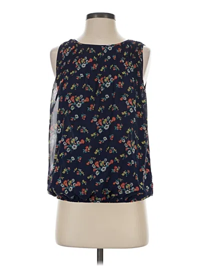 Pre-owned Max Studio Sleeveless Blouse In Blue