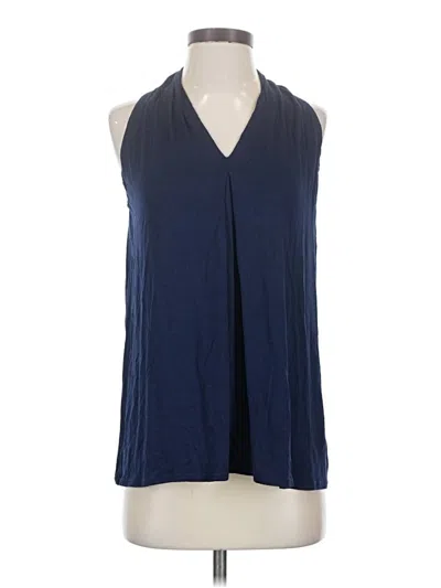 Pre-owned Max Studio Sleeveless Blouse In Blue