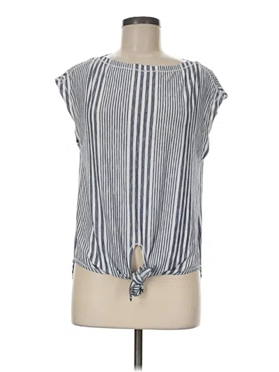 Pre-owned Max Studio Sleeveless Blouse In Blue