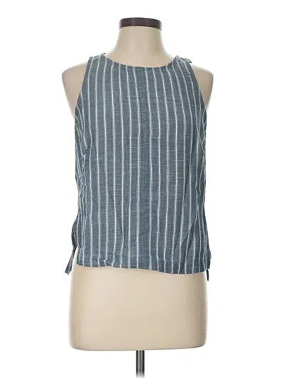 Pre-owned Max Studio Sleeveless Blouse In Blue