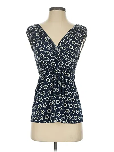 Pre-owned Max Studio Sleeveless Blouse In Blue