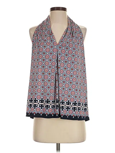 Pre-owned Max Studio Sleeveless Blouse In Blue