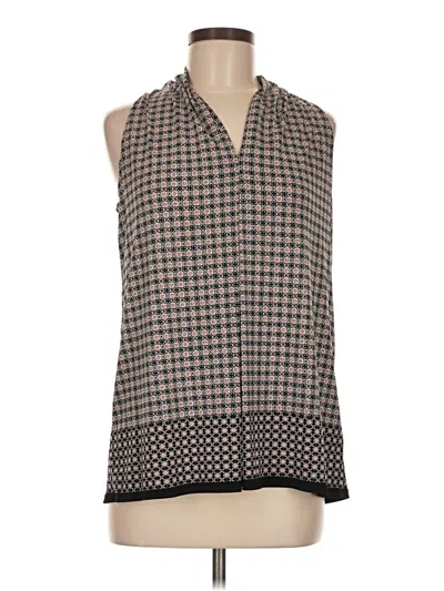 Pre-owned Max Studio Sleeveless Blouse In Brown