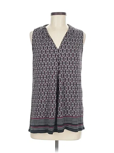 Pre-owned Max Studio Sleeveless Blouse In Gray