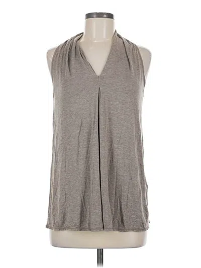 Pre-owned Max Studio Sleeveless Blouse In Gray