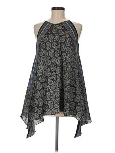Pre-owned Max Studio Sleeveless Blouse In Gray
