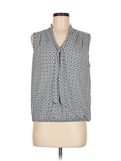 Pre-owned Max Studio Sleeveless Blouse In Gray