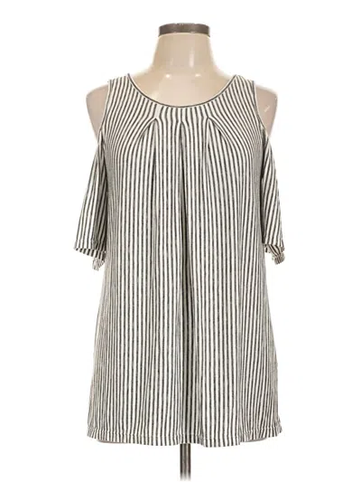 Pre-owned Max Studio Sleeveless Blouse In Gray