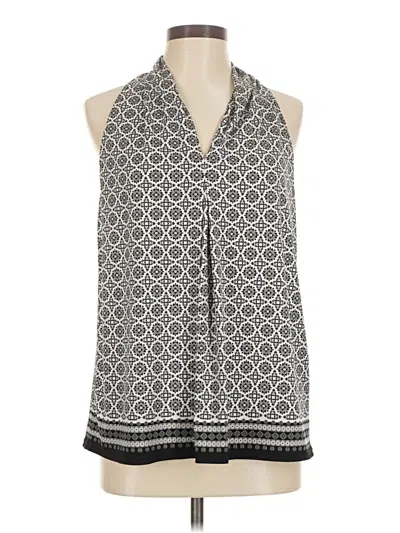 Pre-owned Max Studio Sleeveless Blouse In Gray
