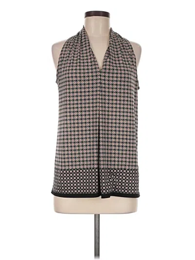 Pre-owned Max Studio Sleeveless Blouse In Gray