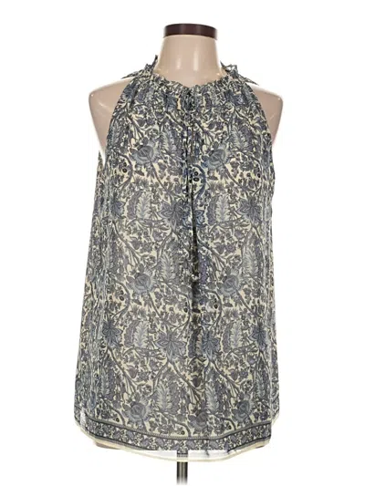 Pre-owned Max Studio Sleeveless Blouse In Gray