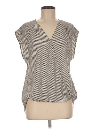 Pre-owned Max Studio Sleeveless Blouse In Gray