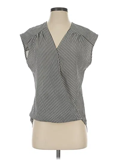 Pre-owned Max Studio Sleeveless Blouse In Gray