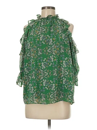 Pre-owned Max Studio Sleeveless Blouse In Green