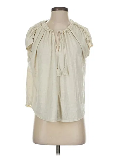 Pre-owned Max Studio Sleeveless Blouse In Ivory