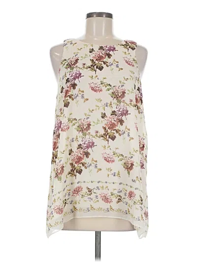 Pre-owned Max Studio Sleeveless Blouse In Ivory