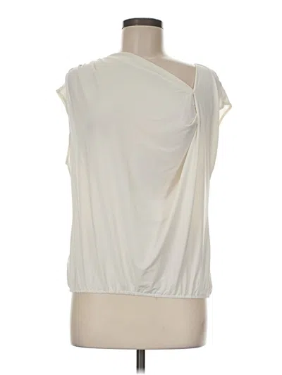 Pre-owned Max Studio Sleeveless Blouse In Ivory