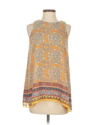 Pre-owned Max Studio Sleeveless Blouse In Orange