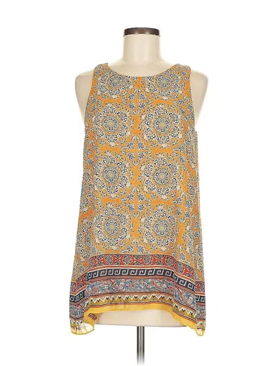 Pre-owned Max Studio Sleeveless Blouse In Orange