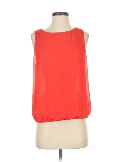 Pre-owned Max Studio Sleeveless Blouse In Orange