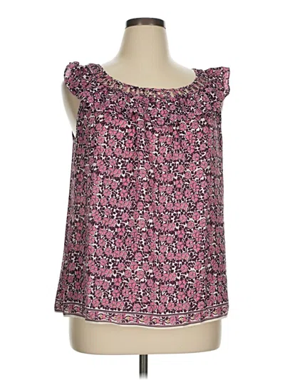 Pre-owned Max Studio Sleeveless Blouse In Pink