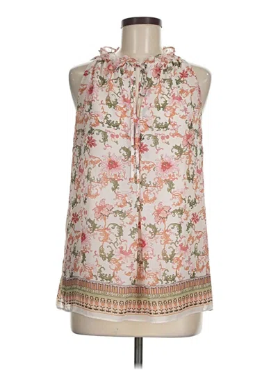 Pre-owned Max Studio Sleeveless Blouse In Pink