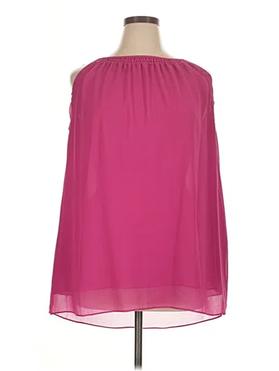 Pre-owned Max Studio Sleeveless Blouse In Pink