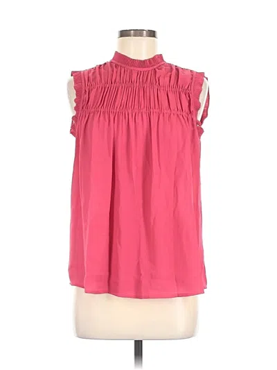 Pre-owned Max Studio Sleeveless Blouse In Pink