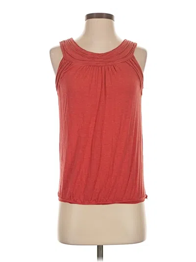 Pre-owned Max Studio Sleeveless Blouse In Red