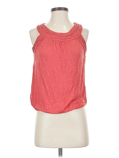 Pre-owned Max Studio Sleeveless Blouse In Red
