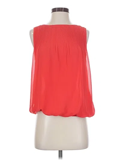 Pre-owned Max Studio Sleeveless Blouse In Red